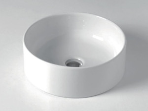 Керамическая столешница круглый умывальник