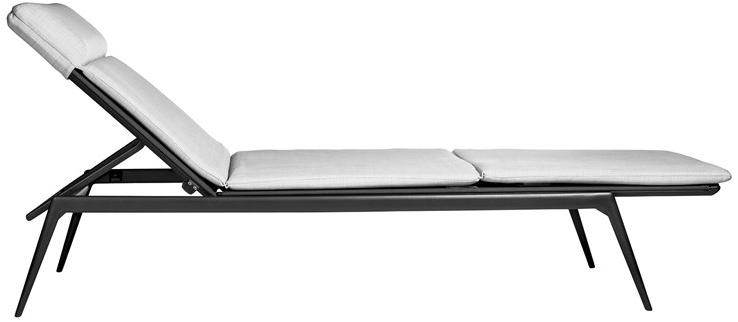 TRIBÙ Откидной алюминиевый садовый шезлонг Branch 07640 - Вид №1