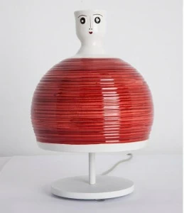 ENGI Керамическая настольная лампа ручной работы Amelie Enmlt