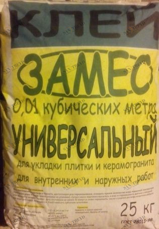 Плиточный клей Замес Универсальный 25кг 3533