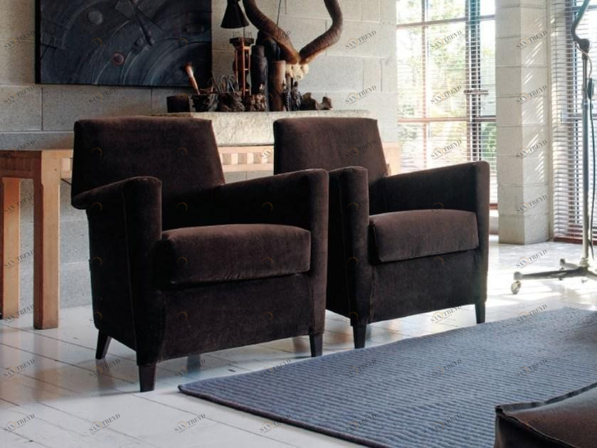 Verzelloni Кресло со съемным чехлом из ткани Calvino sun-id-1489245