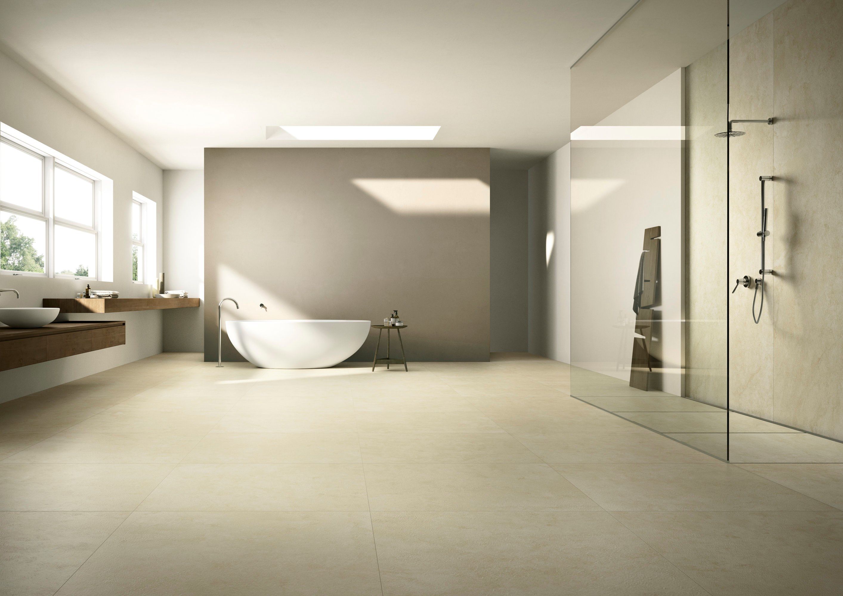 Пол / облицовка керамогранита с эффектом камня Fiandre Quietstones Maximum ARCH-00015459