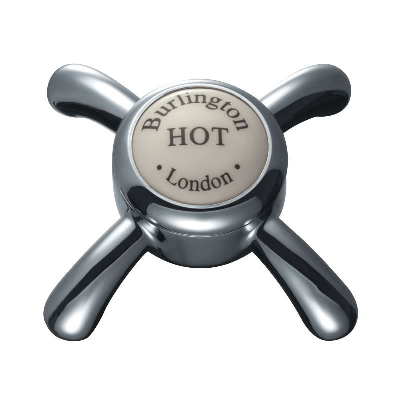 Burlington Смеситель для раковины Anglesey 3 " Четверть оборота с черным акцентом AN1-QT BLA  - Вид №3