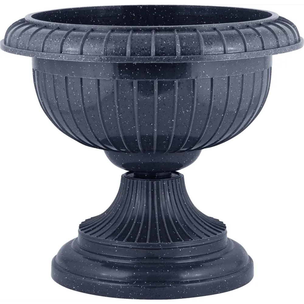 INGREEN Вазон на ножке для цветов в стиле тёмный камень 89359542