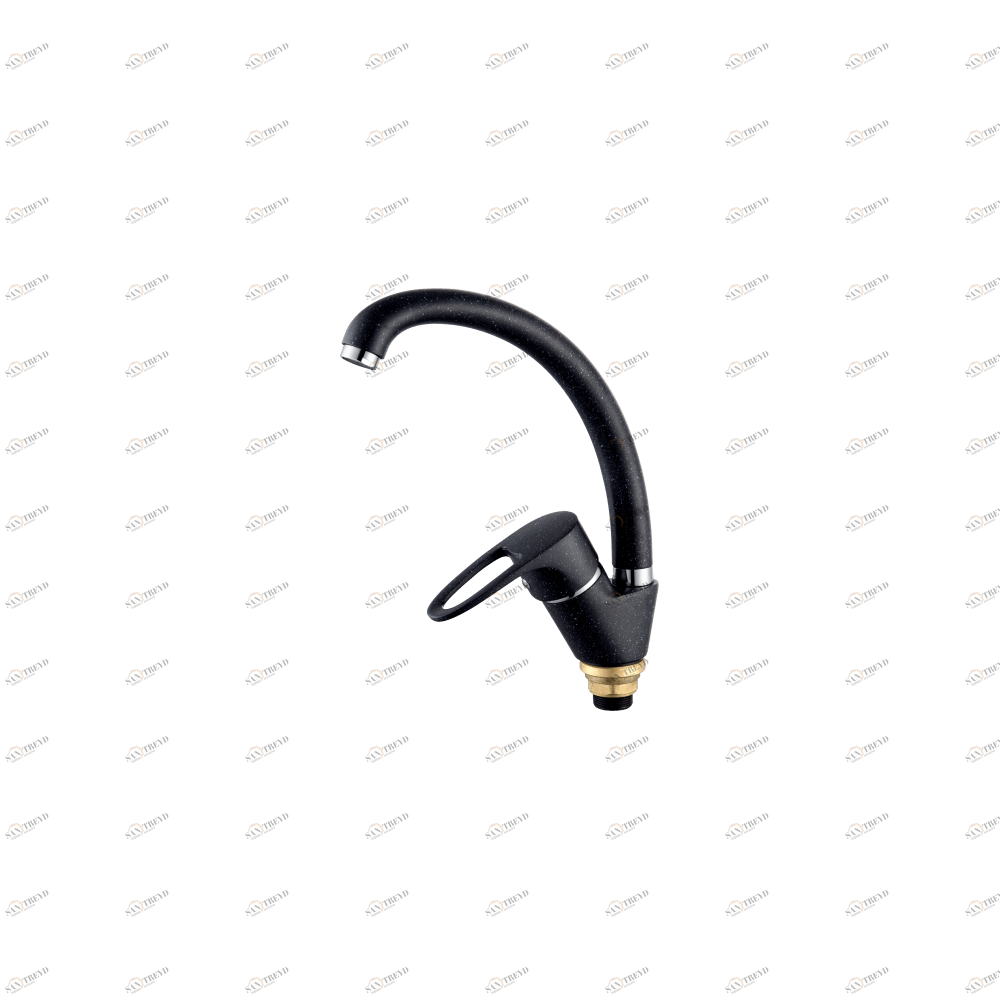 GZ 10021C Смеситель для кухни однорычажный Ganzer Черный Ganzer Германия 13963