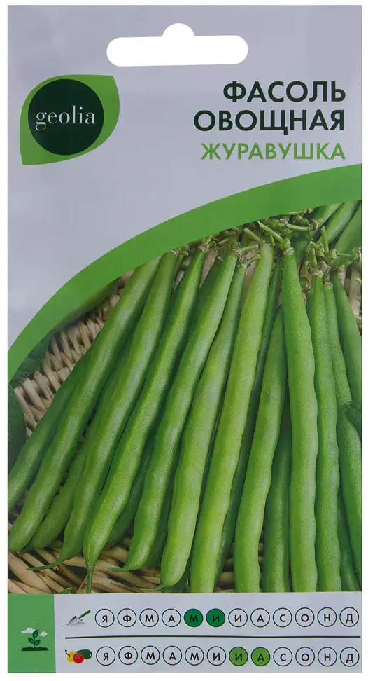 GEOLIA Журавушка - раннеспелая овощная фасоль с нежным вкусом 17585341