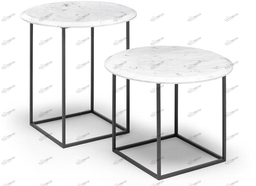 EPÒNIMO Круглый журнальный столик из мрамора  Mt 001/002 