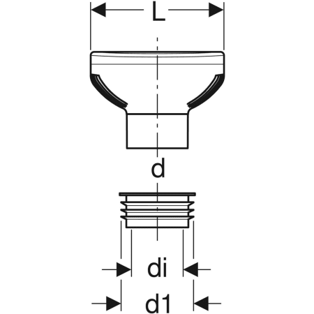 310.007.00.1 Воздушный клапан GRB90, для Geberit Silent-db20 Geberit  - Вид №2