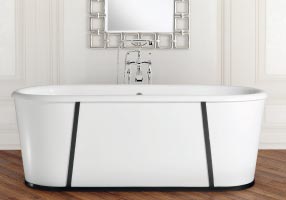 Gentry Home Новая Канада Cast iron bathtub Хром GH101744  - Вид №1
