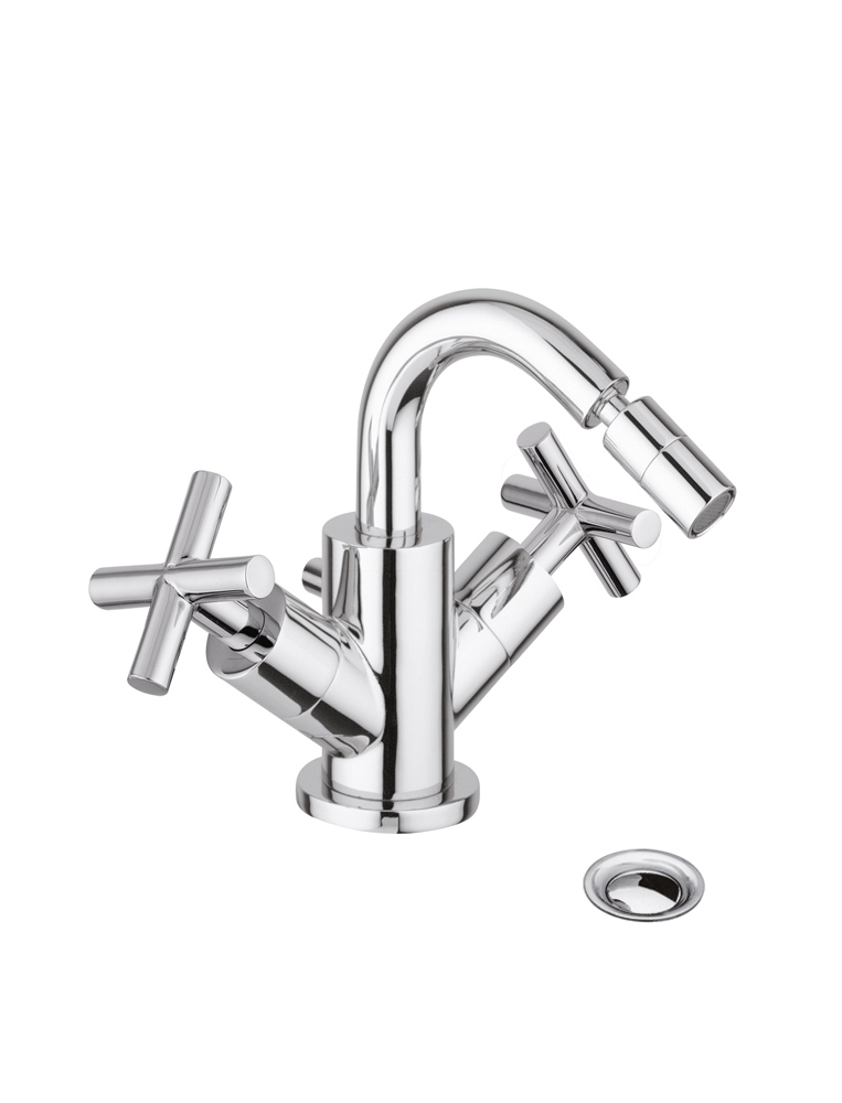 0507/2 Bellosta Rubinetterie БЛОК ДЛЯ БИДЕ С ОДНОМ ОТВЕРСТИЕМ С ПОВОРОТНЫМ НОЖОМ Life