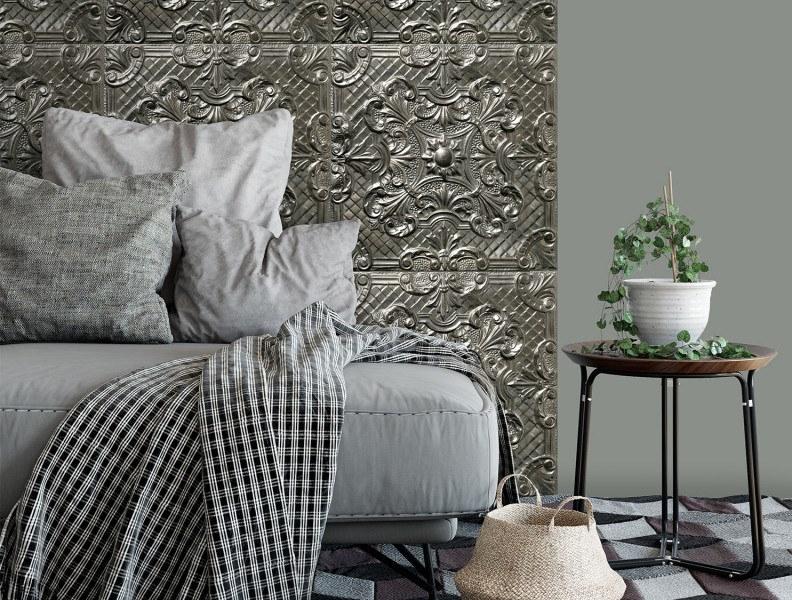 Koziel Моющиеся виниловые обои Tin tiles Ppv022d--x6  - Вид №2