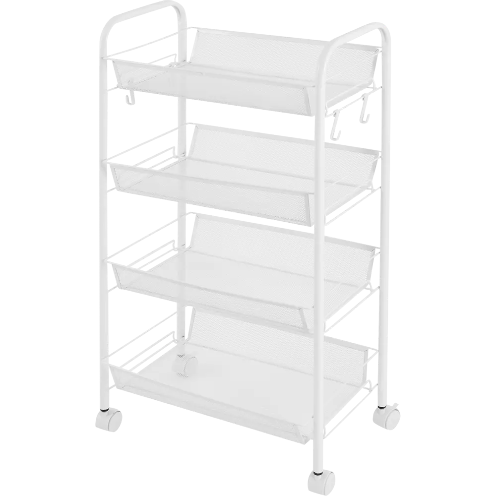 Этажерка Mirage 45x84x26 см 4 полки металл белый 86153920 STLM-2042856 Santreyd 