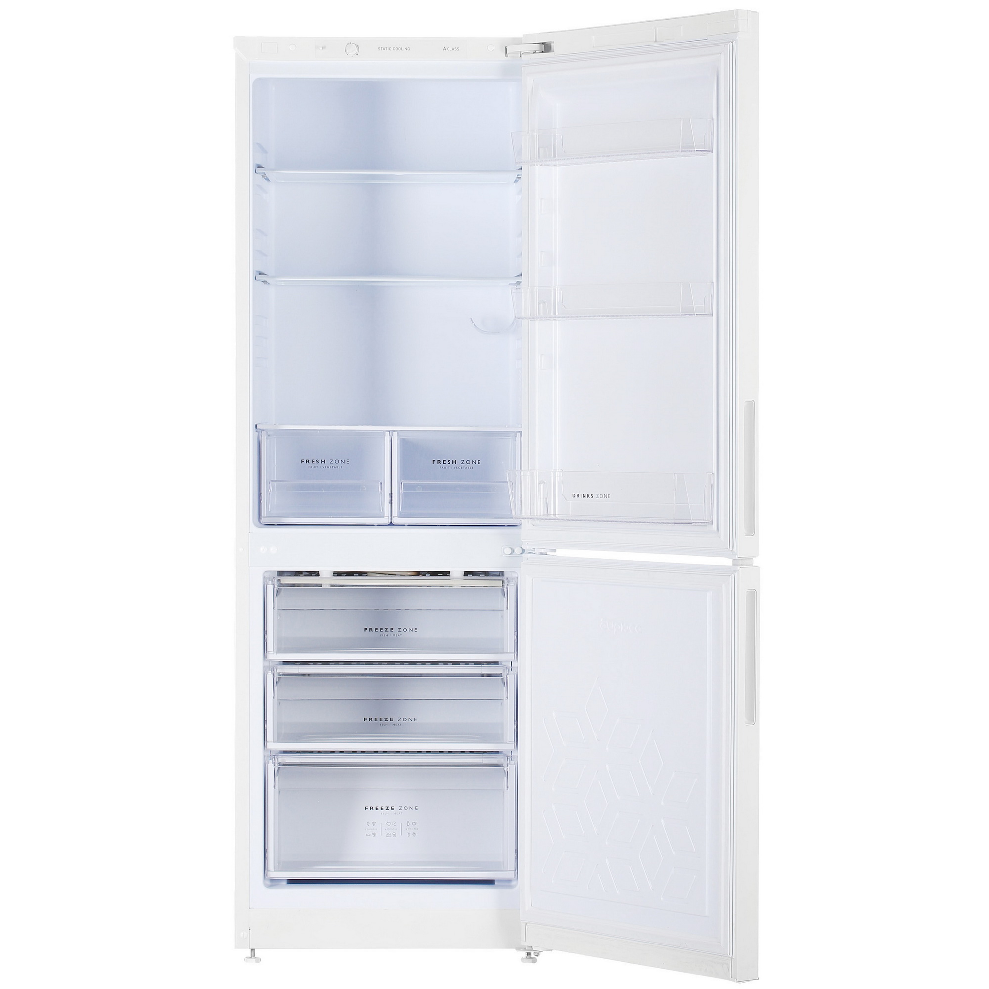 5348117 Холодильник с морозильником   Бирюса 6033 белый STDN-0103420 - Вид №1