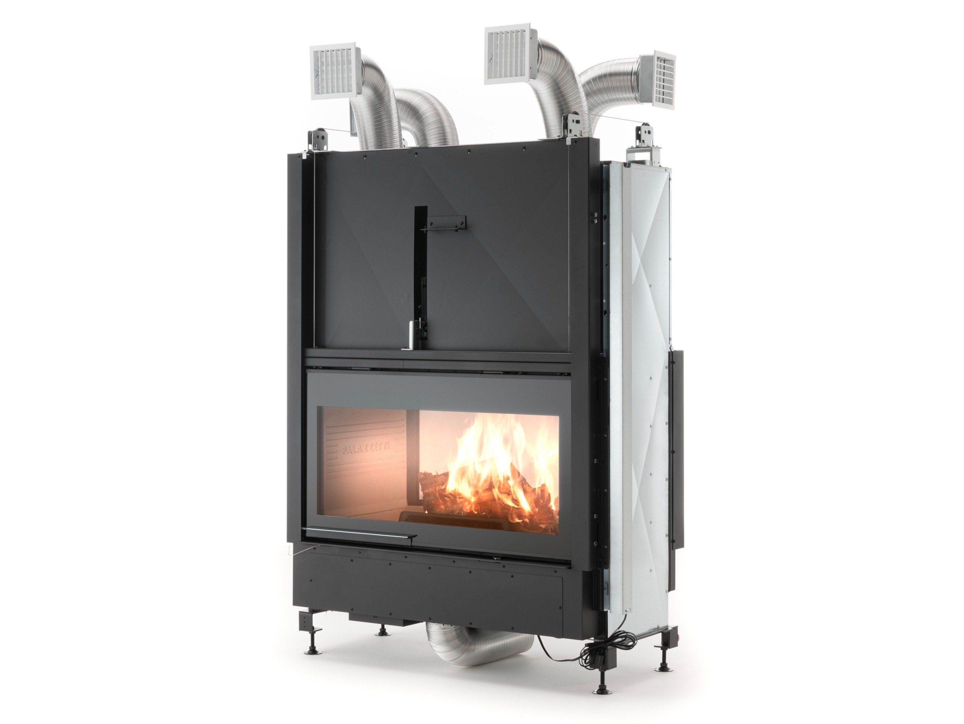 Дровяной камин с двойным фасадом класса A+ PALAZZETTI Ecomonoblocco ARCH-00001488