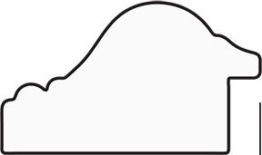 BY 1110 Зеркало в багетной раме - мельхиор 41 mm EVOFORM Definite - Вид №3