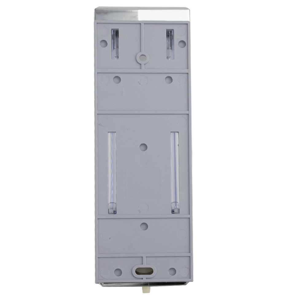 GFmark - Дозатор жидкого мыла, пластиковый, хромированный, квадратный, 250 мл, код: 623  - Вид №1