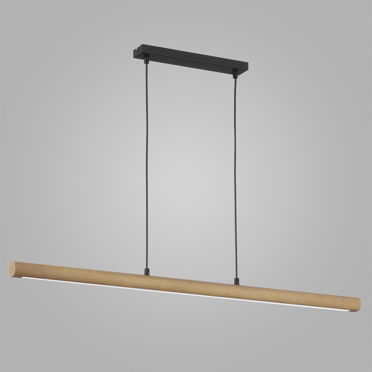 Подвесной светильник деревянный коричневый Rollo 4194 Rollo TK LIGHTING ДИЗАЙНЕРСКИЕ, ROLLO 00-3890079 Коричневый;черный  - Вид №1