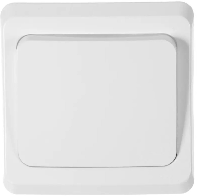 Выключатель SYSTEME ELECTRIC Этюд одноклавишный белый глянцевый 11300551