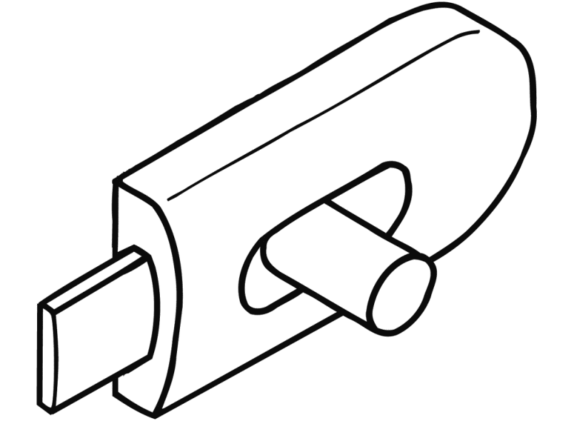 850.350 запирание HEWI System 111 | Polyamid  - Вид №3