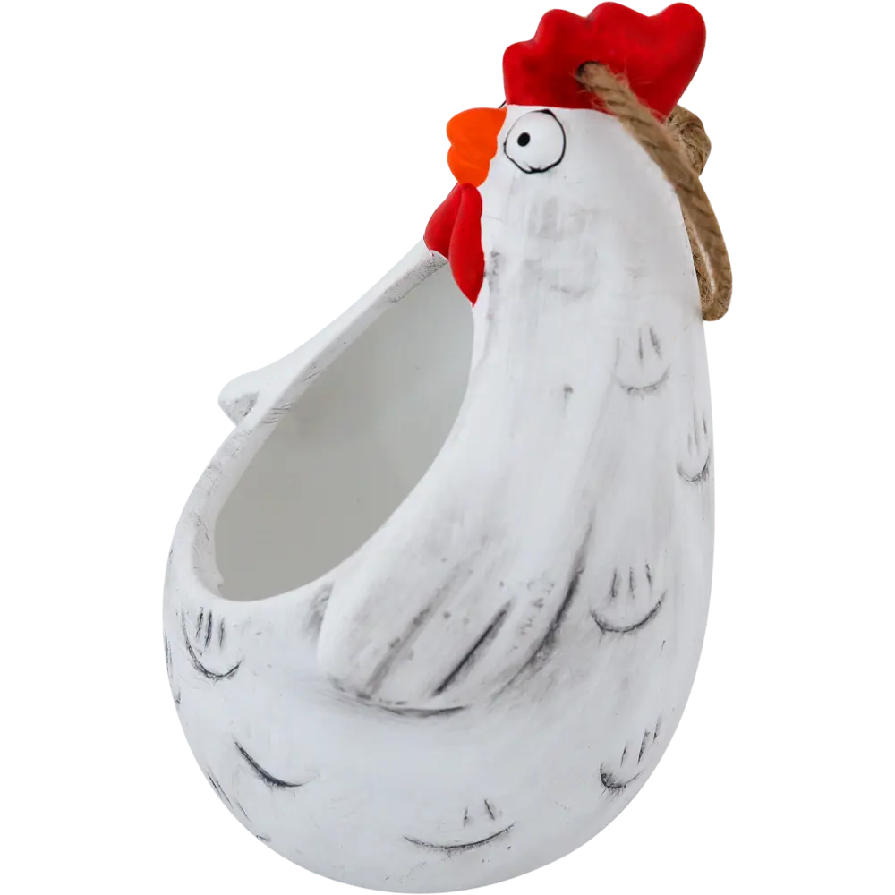 Кашпо-кактусник 10.5x10x14 см v0.15 л керамика белый GARDMAX STLM-2156617 - Вид №1