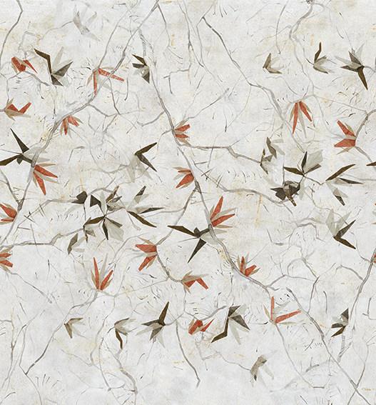 Wall&decò Цветочные обои для ванной Wet system 16 sun-id-1371256 - Вид №3