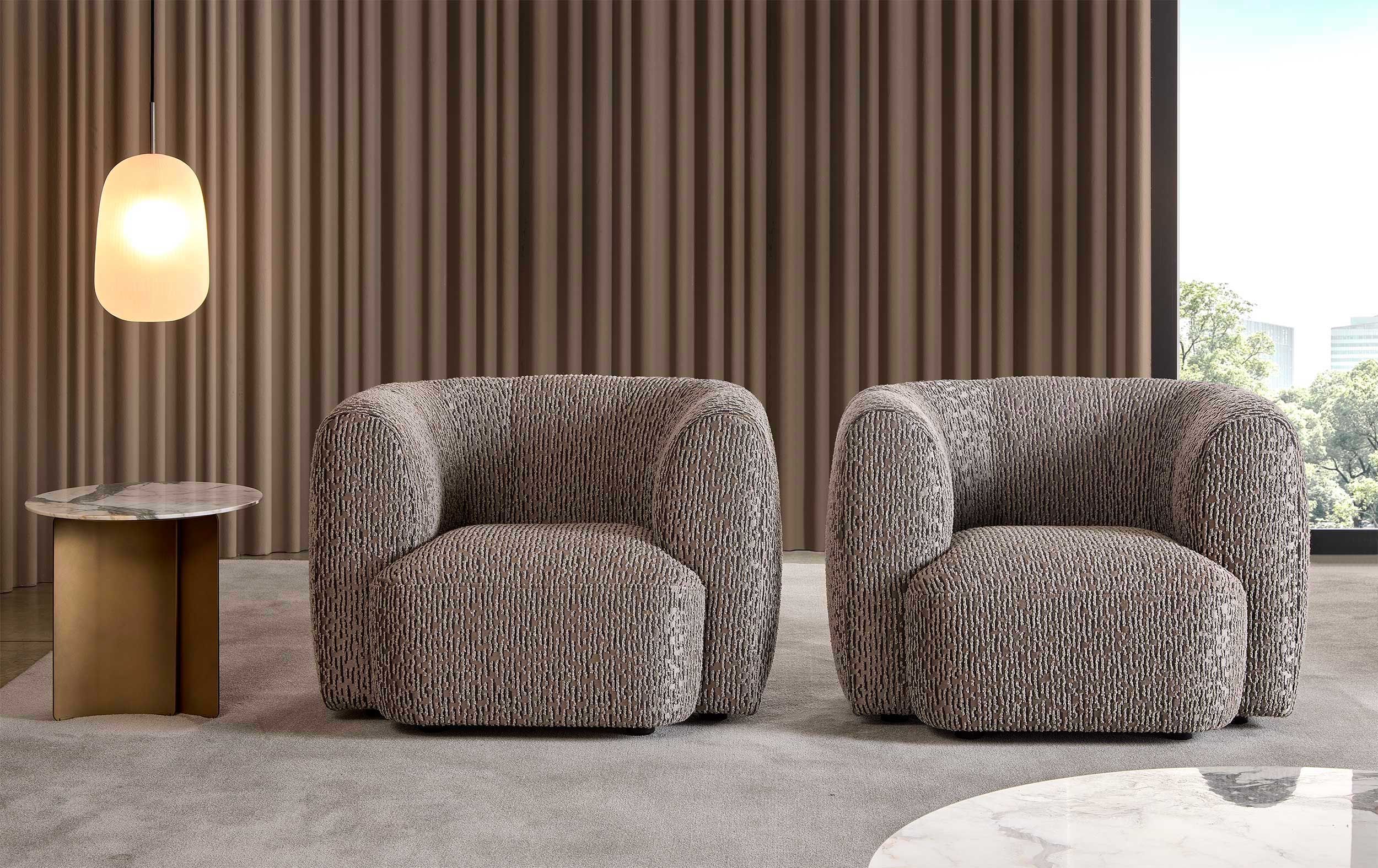 Тканевое кресло с подлокотниками Marelli Milo ARCH-00102276 - Вид №9