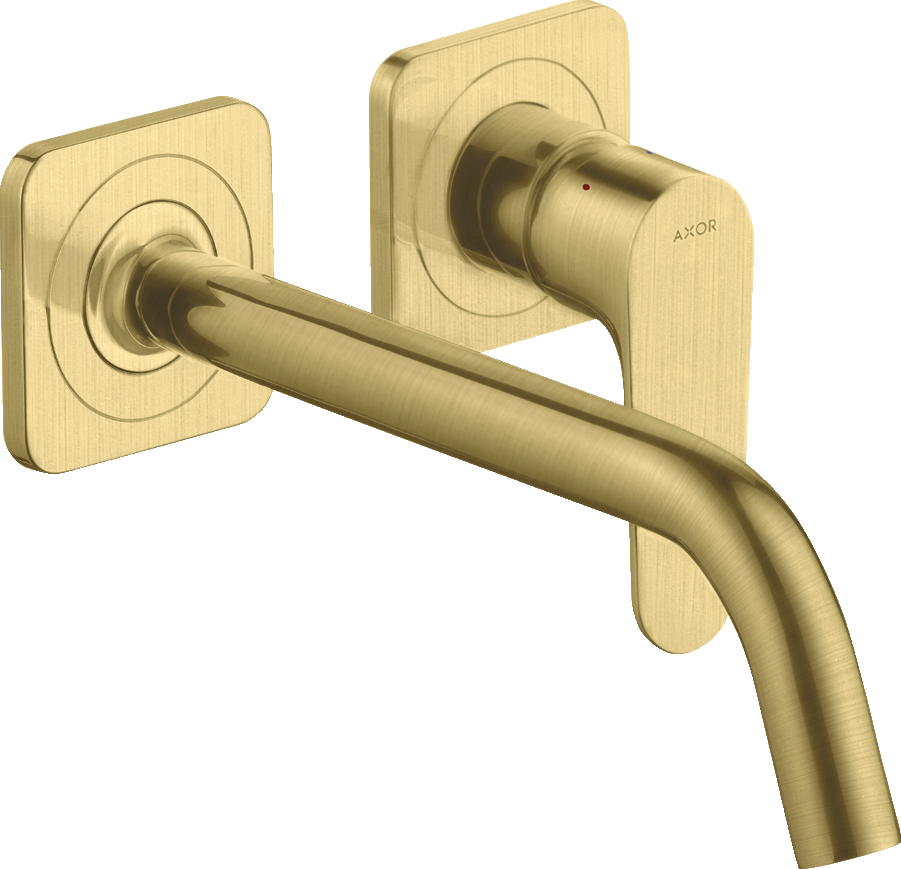 34116950 Смеситель для раковины, однорычажный, скрытого монтажа, настенный, с изливом 227 мм и розетками AXOR CITTERIO M