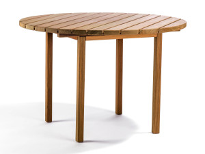 Круглый стол из тикового дерева