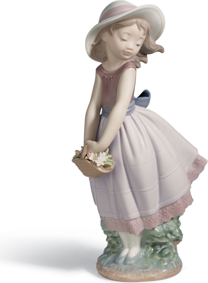 10669033 LLADRO Фигурка Lladro "Нежная юность" 6x18см Фарфор Lladró 