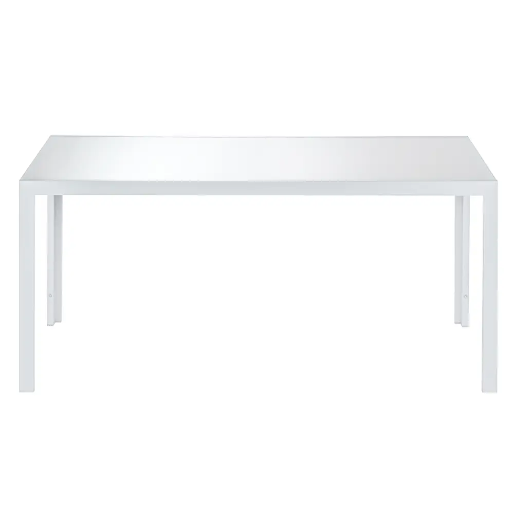 Стол садовый Naterial Lyra Fix 160х90х75 см алюминий/стекло белый STLM-2030526 - Вид №2