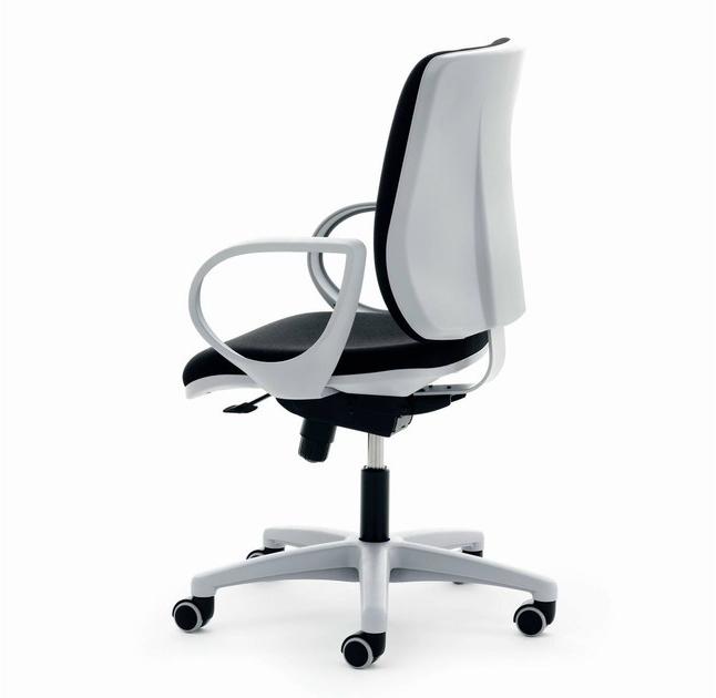 Ares Line Поворотный офисный стул из ткани с 5 спицами и подлокотниками Smart sun-id-1366489 - Вид №1