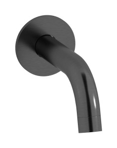 Настенный излив для ванны WE ARE IB id327cs_23 Brushed Black Chrome Industria