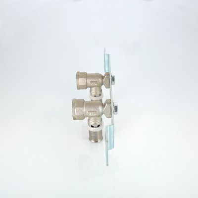 VTm.224.N.001604 Монтажная планка с пресс-водорозетками Valtec 16 мм х 1/2"  - Вид №10