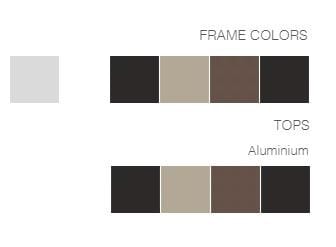 Алюминиевый квадратный низкий стол Sachi Шипы ARCH-00009307 - Вид №2