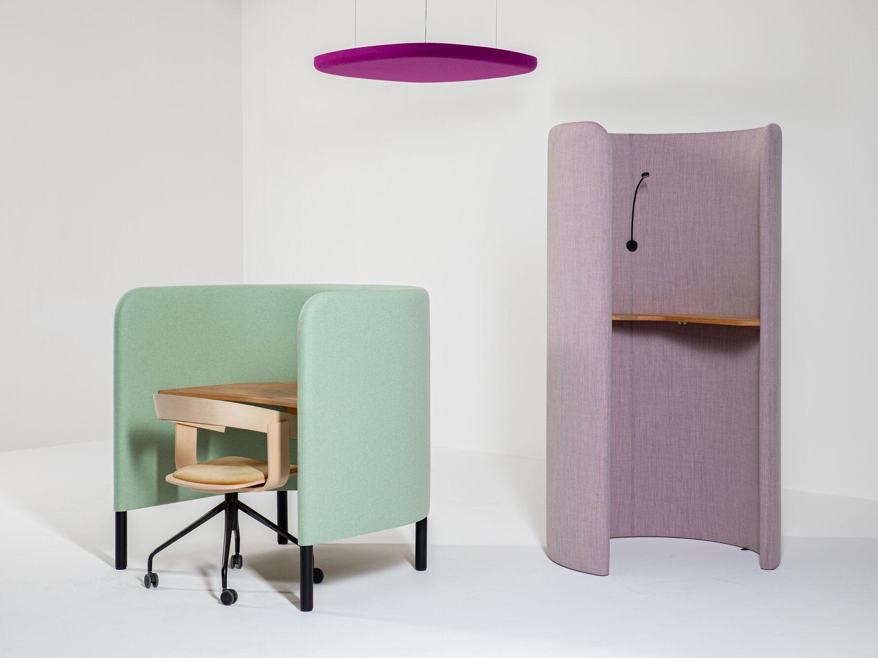 Стол со звукопоглощающими перегородками BuzziSpace BuzziHug Work ARCH-00069800 - Вид №4