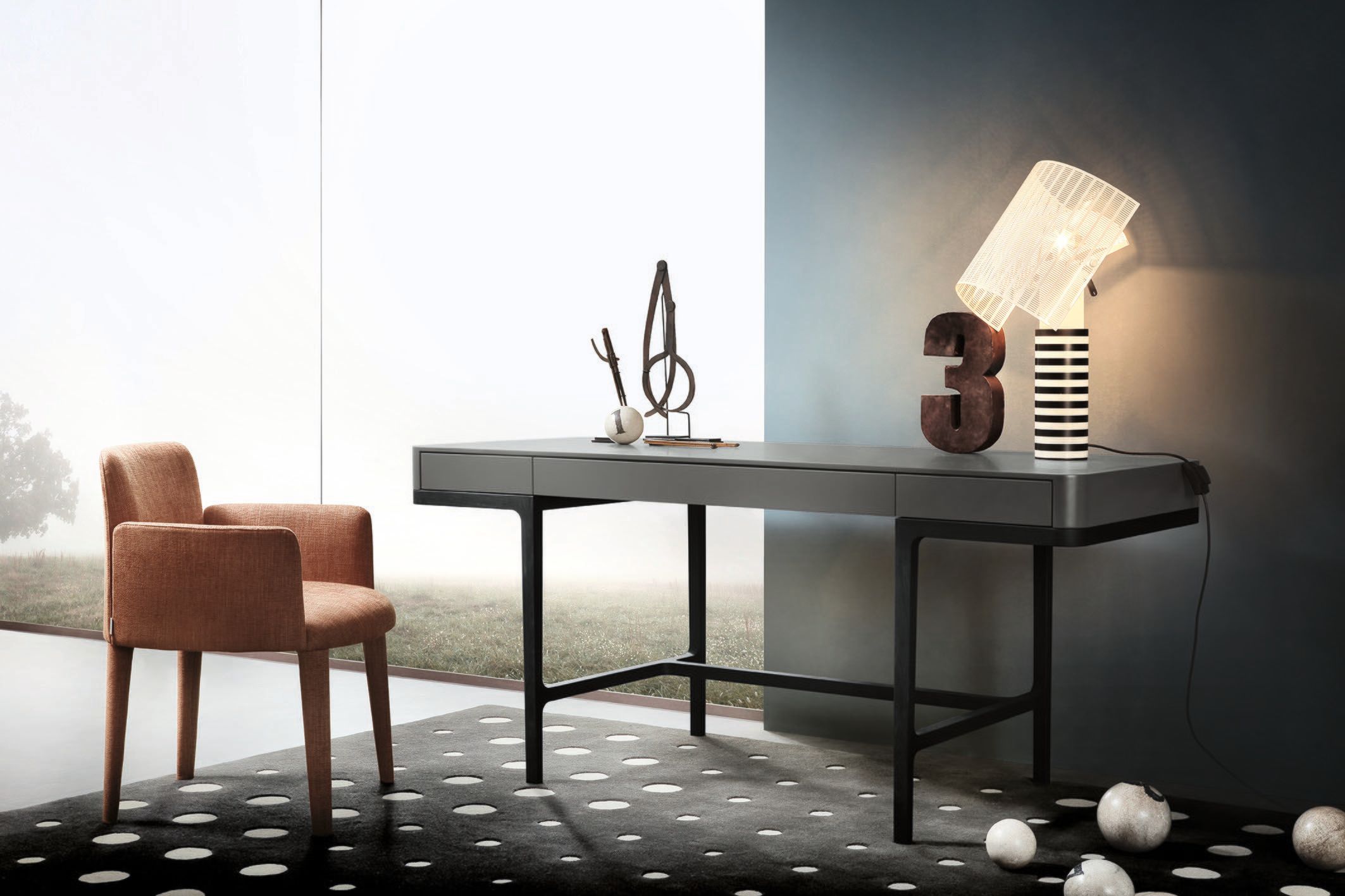 Мягкий стул с подлокотниками Lema BABI ARCH-00120433 - Вид №1