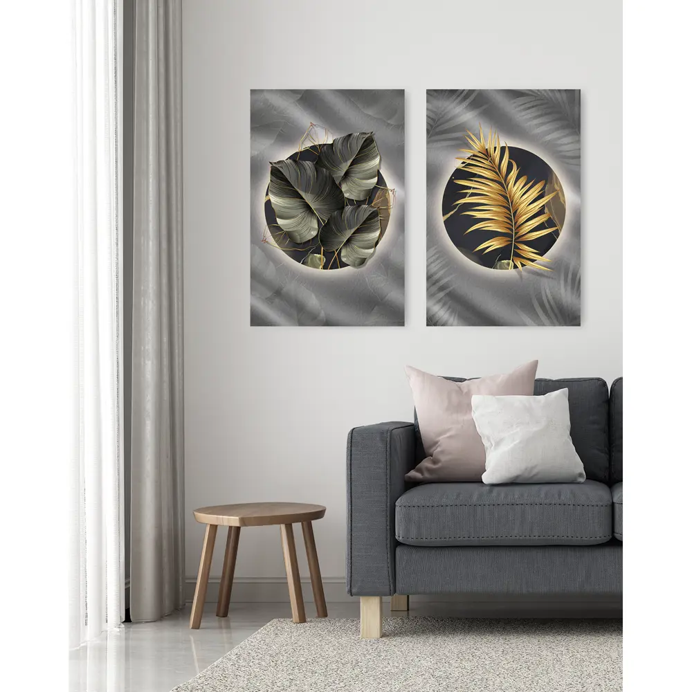 Картина на холсте Постер-лайн Листья монстеры 40x60 см STLM-2204275 - Вид №4