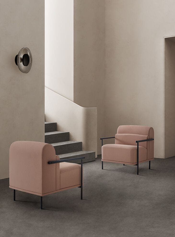 Тканевое кресло с подлокотниками Mobboli Mont Blanc ARCH-00045772 - Вид №2