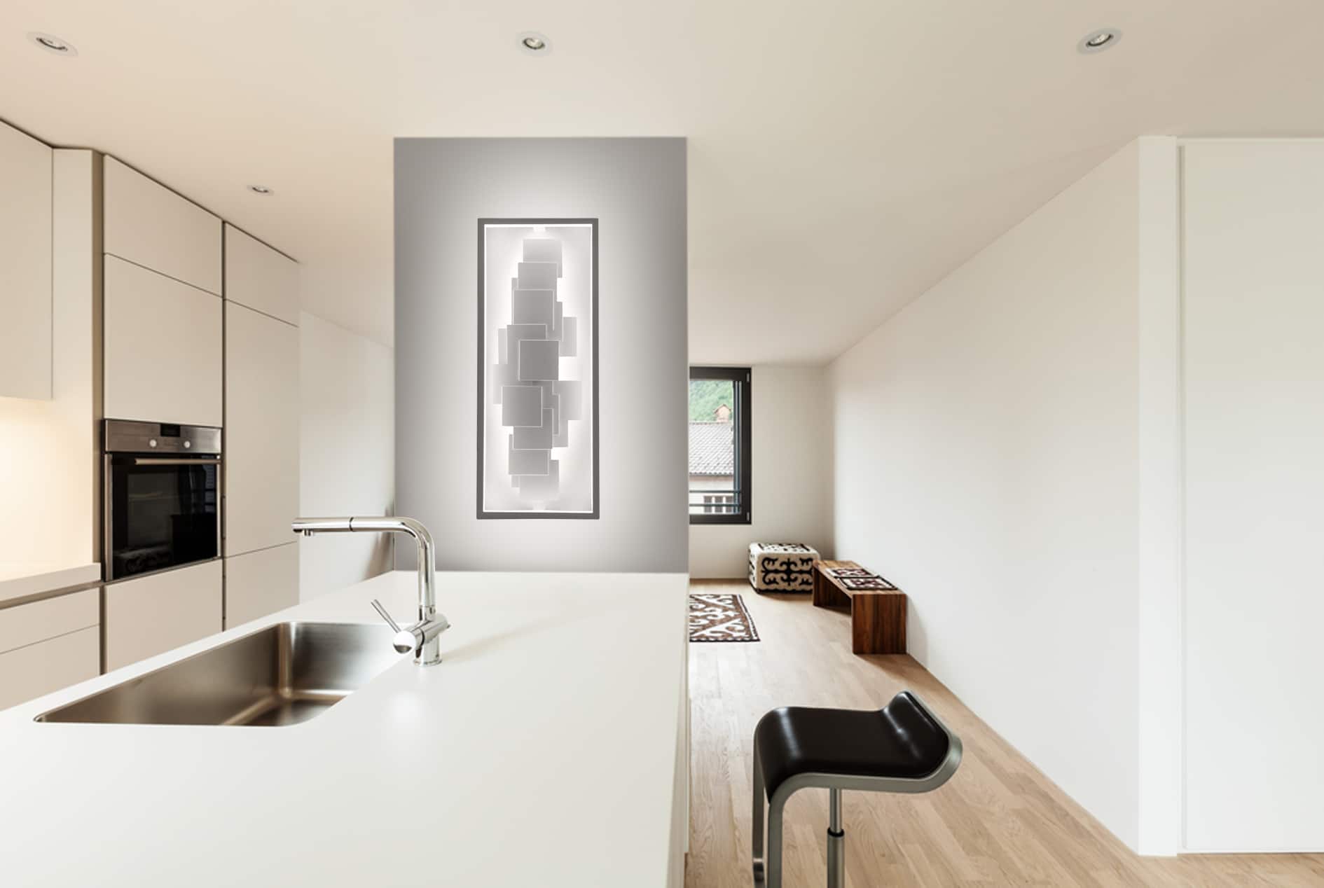 Освещение 104 Х 42 см Sculptural LT Cinier 6000 k sun-id-1218199 - Вид №2