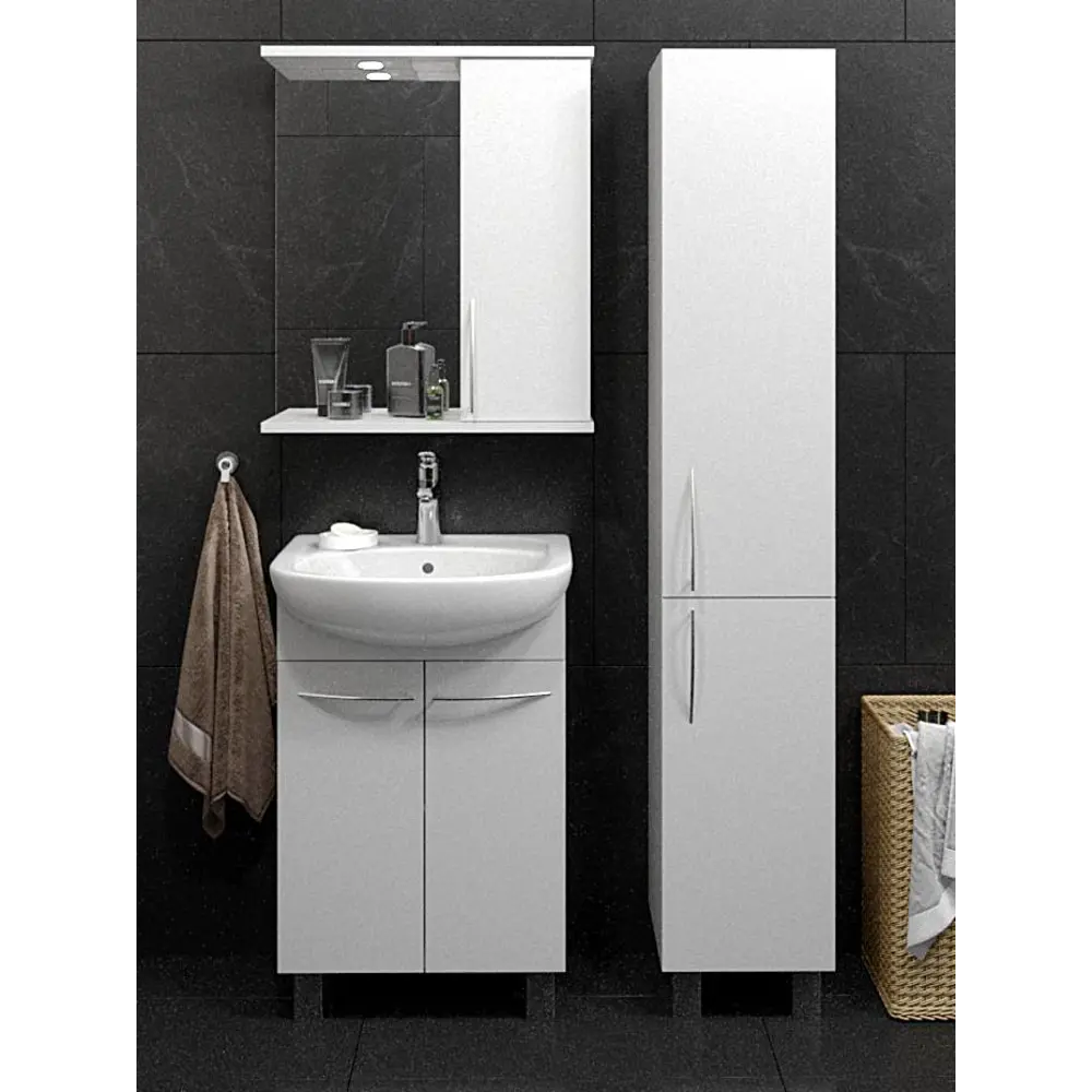 Santreyd Краков — зеркальный шкаф с подсветкой для ванной 60×72 см 85235134 STLM-0060279 - Вид №2