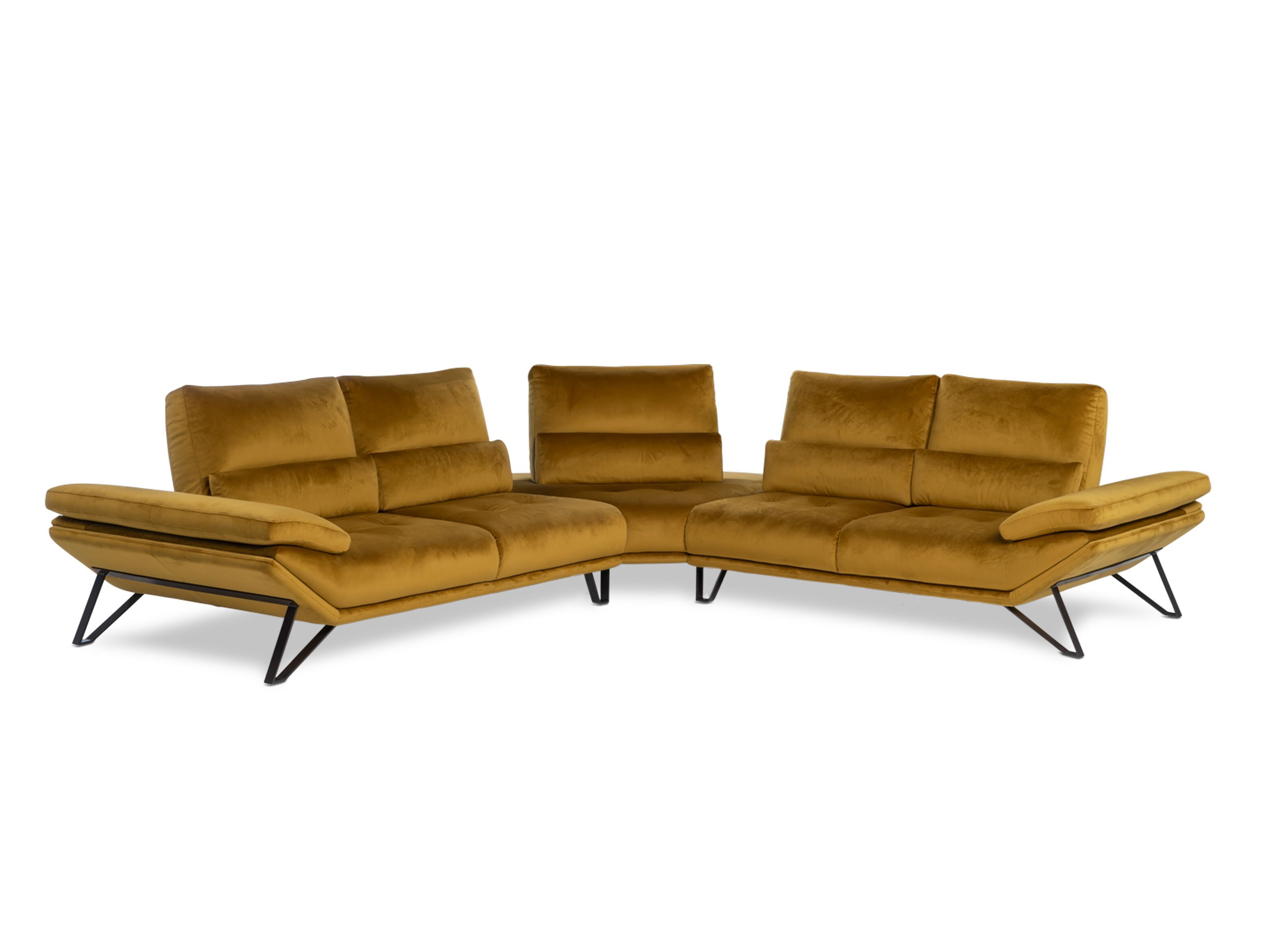 Кожаный модульный угловой диван Calia Italia премиум ARCH-00037568