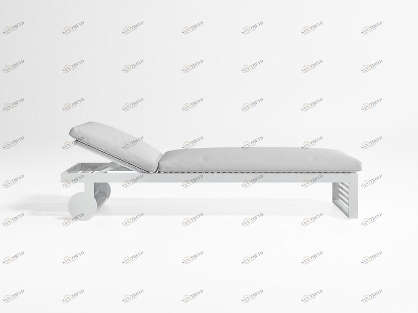 GANDIABLASCO Откидной алюминиевый садовый шезлонг на колесиках Dna sun-id-1485464