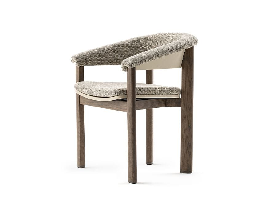 Стул грецкого ореха с подлокотниками Turri LYNN ARCH-00103913