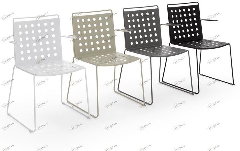 Urbantime Штабелируемый алюминиевый стул с подлокотниками Busy sun-id-1502551