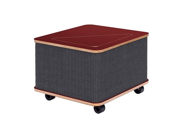 Низкий журнальный столик из войлока с колесами Askia THE CATCHER ARCH-00150503 - Вид №5