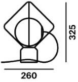 BROKIS Настольная лампа из мрамора и металла Jack o' lantern sun-id-1504552 - Вид №7