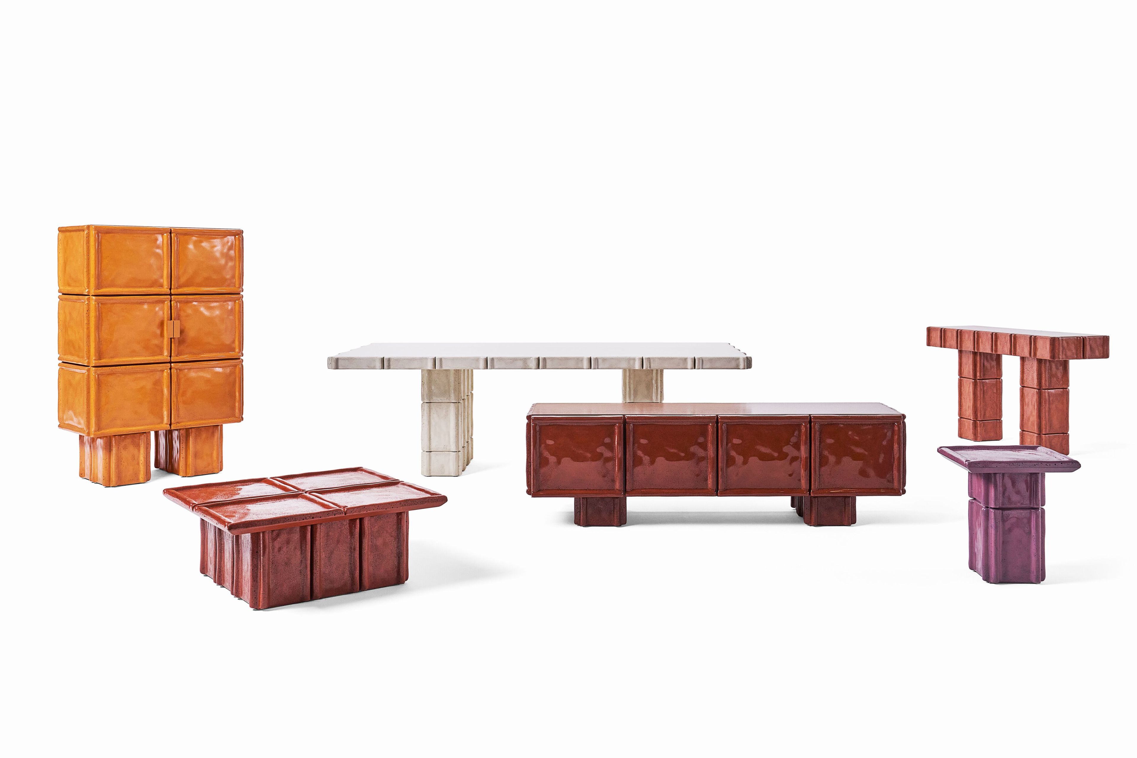 Квадратный сервировочный столик в Cimento® Riva ARCH-00103798 - Вид №9