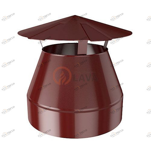 Оголовок-зонт LAVA 200/300 мм. вишневый (3005) 4381