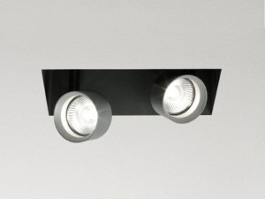 Окрашенный металлический поворотный встраиваемый прожектор