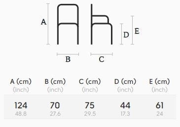 Офисное кресло с высокой спинкой с 4 спицами и подлокотниками Midj Dalia ARCH-00113597 - Вид №2